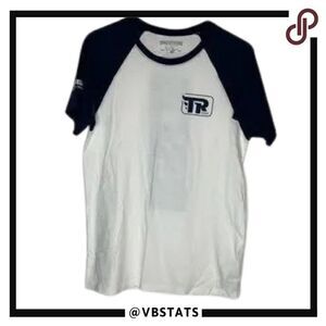 True Religion PATCH BLOCK SS‎ RAGLAN TEE in Size Small